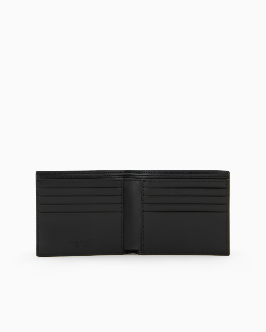 The world of armani PORTAFOGLI BIFOLD IN PELLE STAMPATA Offerta Anniversario