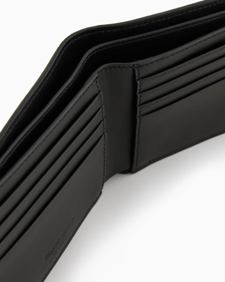 The world of armani PORTAFOGLI BIFOLD IN PELLE STAMPATA Offerta Anniversario