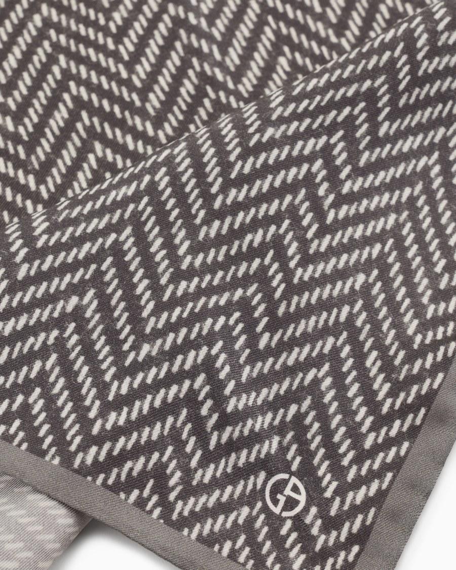 The world of armani POCHETTE DA TASCHINO IN SETA STAMPATA ASV Vendita calda