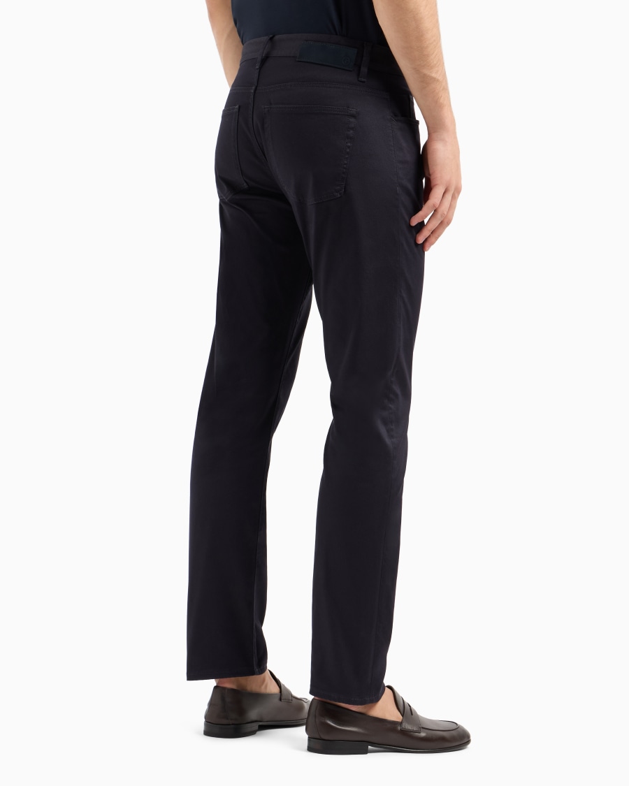 The world of armani PANTALONE 5 TASCHE REGULAR FIT IN COTONE STRETCH Online Outlet