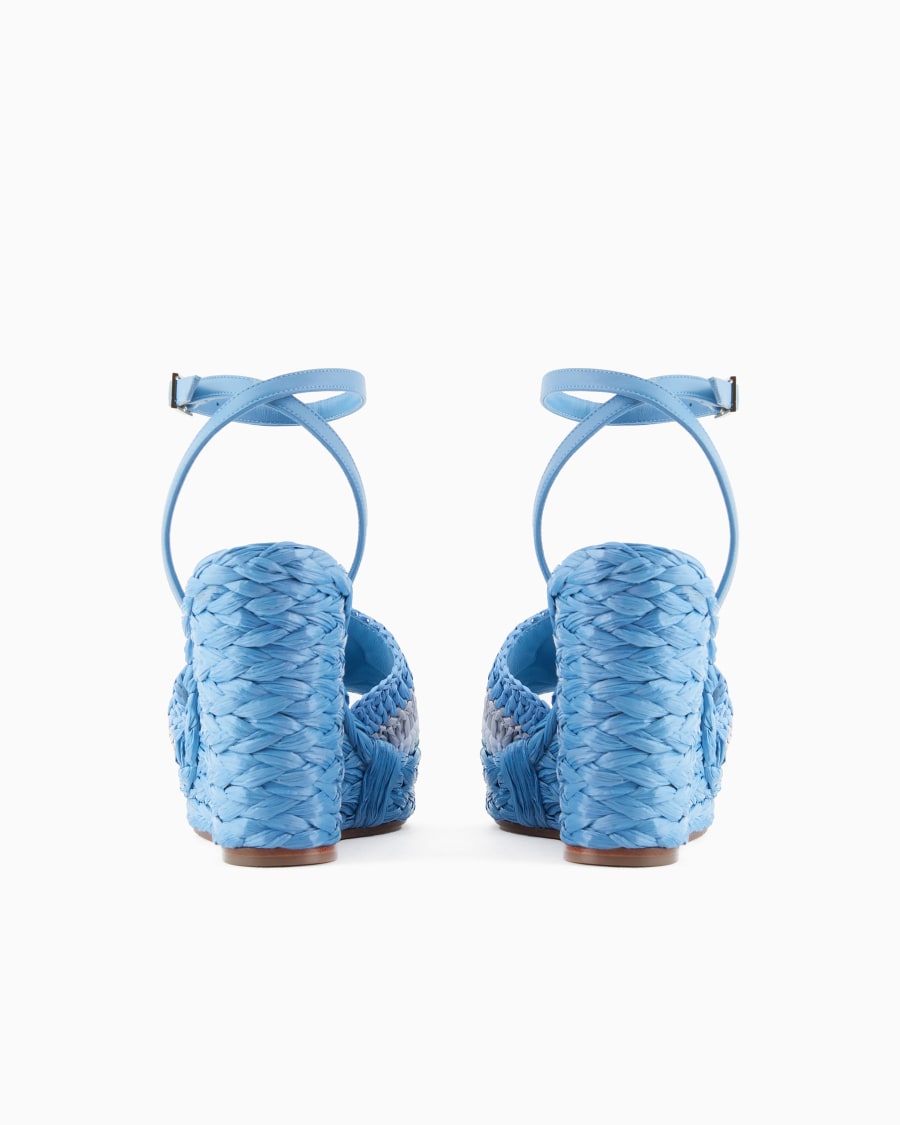 The world of armani SANDALI CON ZEPPA IN CORDA CON MOTIVO INTRECCIO Bestseller