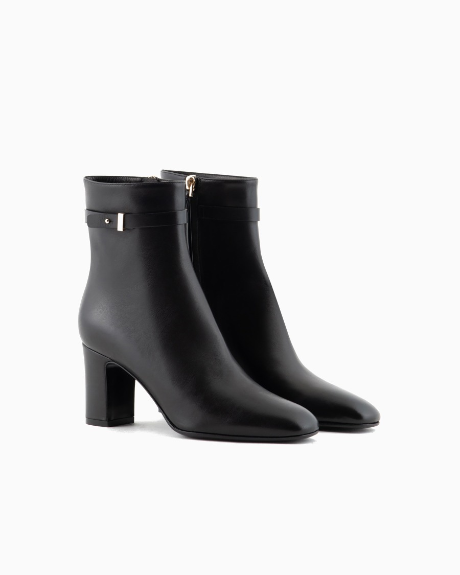 The world of armani STIVALETTI CON TACCO IN NAPPA Offerte stagionali