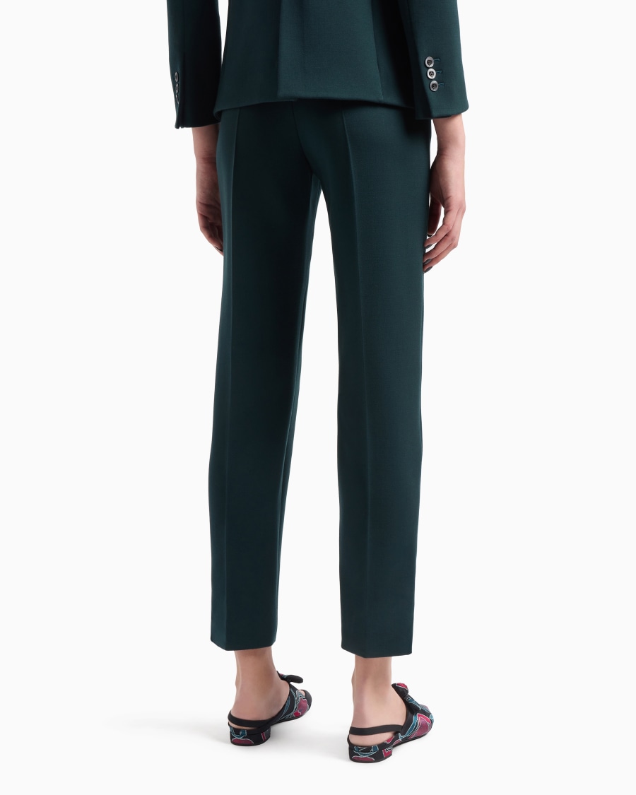 The world of armani PANTALONI DRITTI IN LANA VERGINE STRETCH Ultimi tre giorni