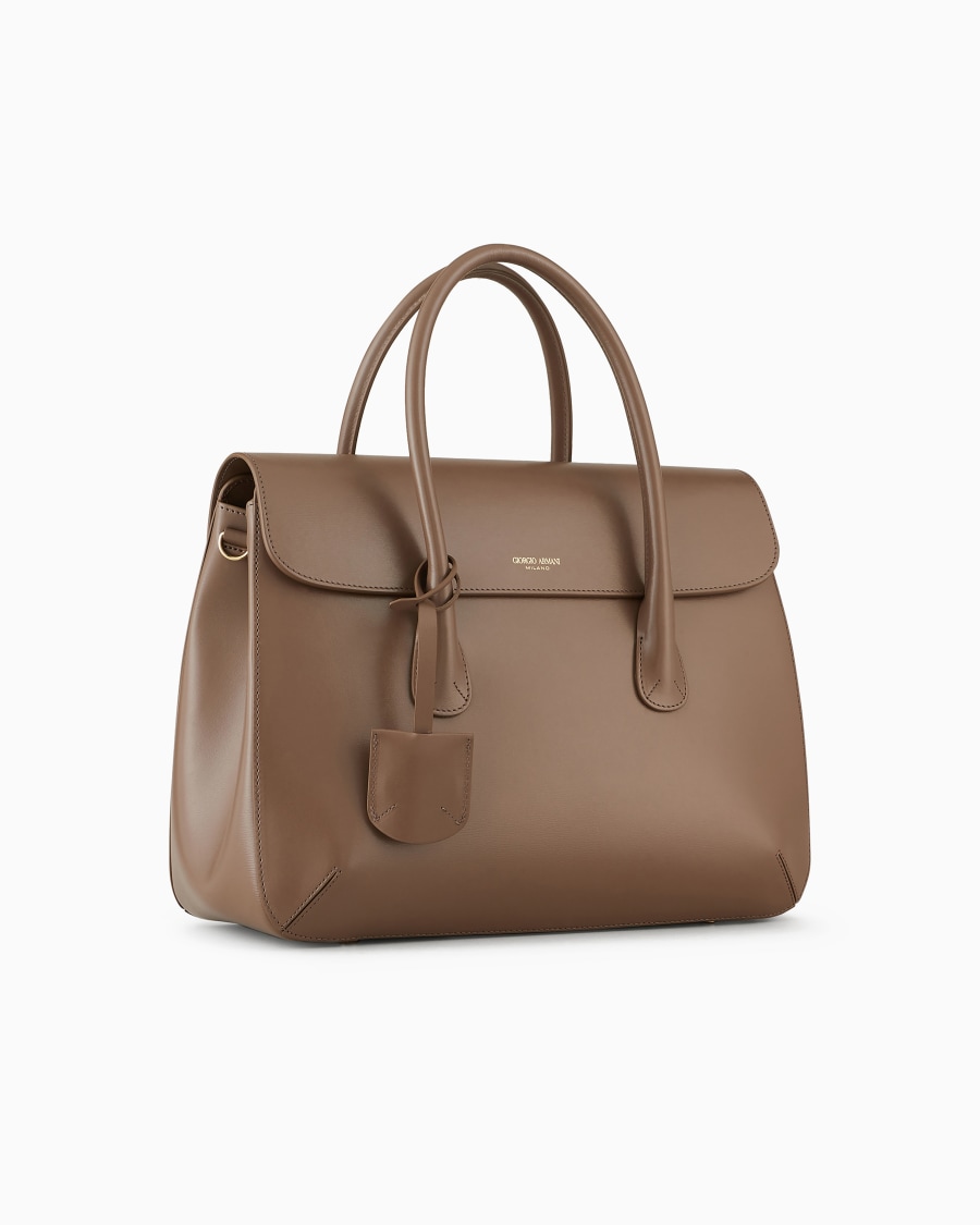 The world of armani BAULETTO GRANDE LA PRIMA IN PELLE PALMELLATA Fino al 65% di sconto