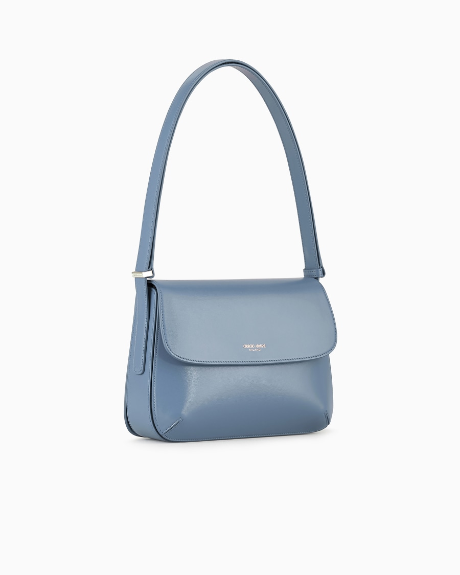 The world of armani BORSA MEDIA LA PRIMA IN PELLE PALMELLATA Only for today
