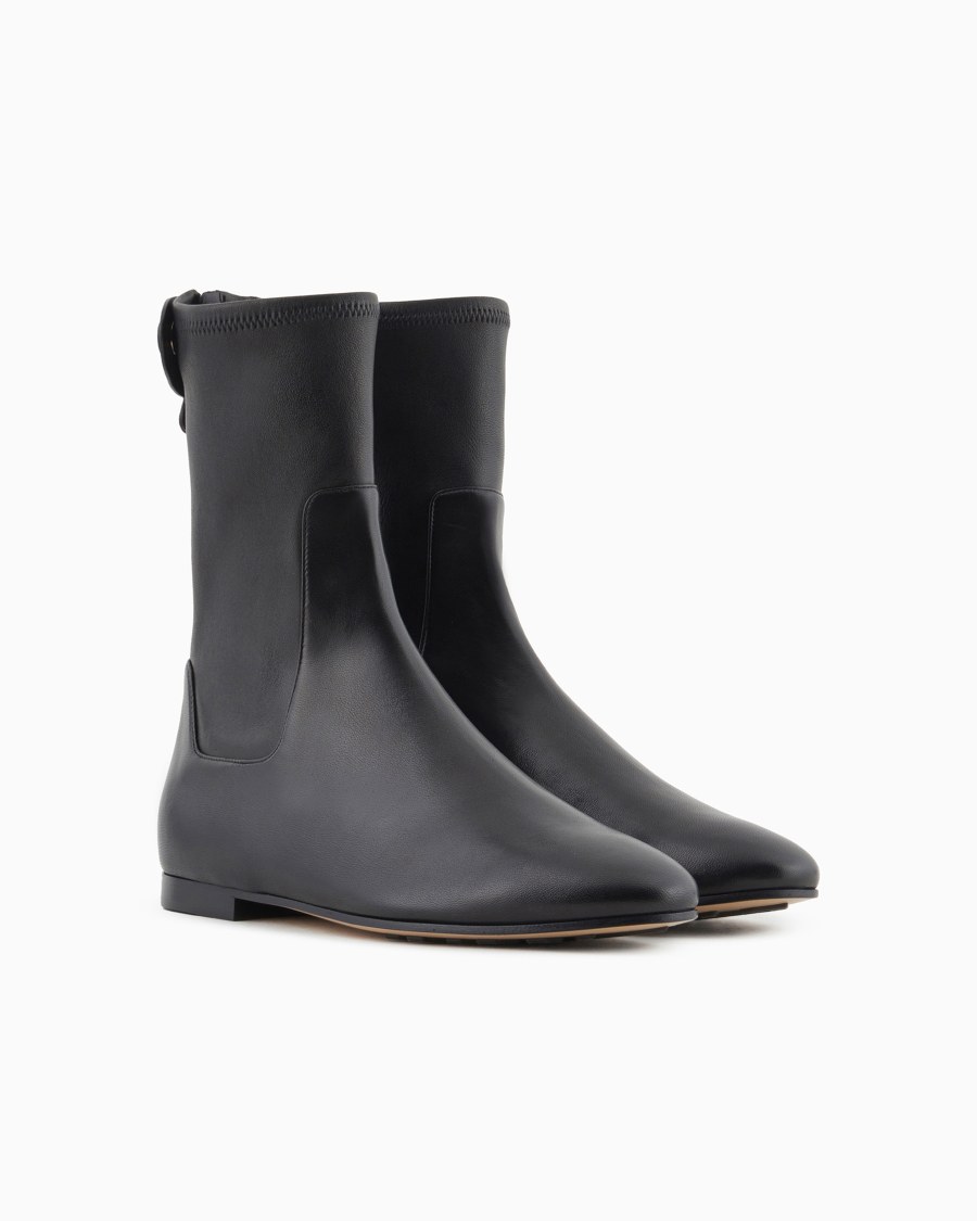 The world of armani STIVALETTI IN NAPPA Fino al 55% di sconto