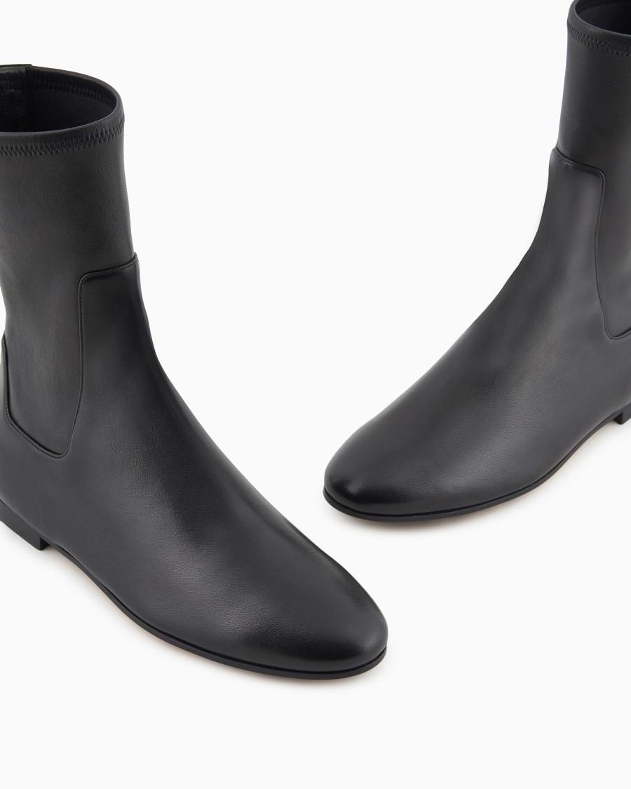 The world of armani STIVALETTI IN NAPPA Fino al 55% di sconto