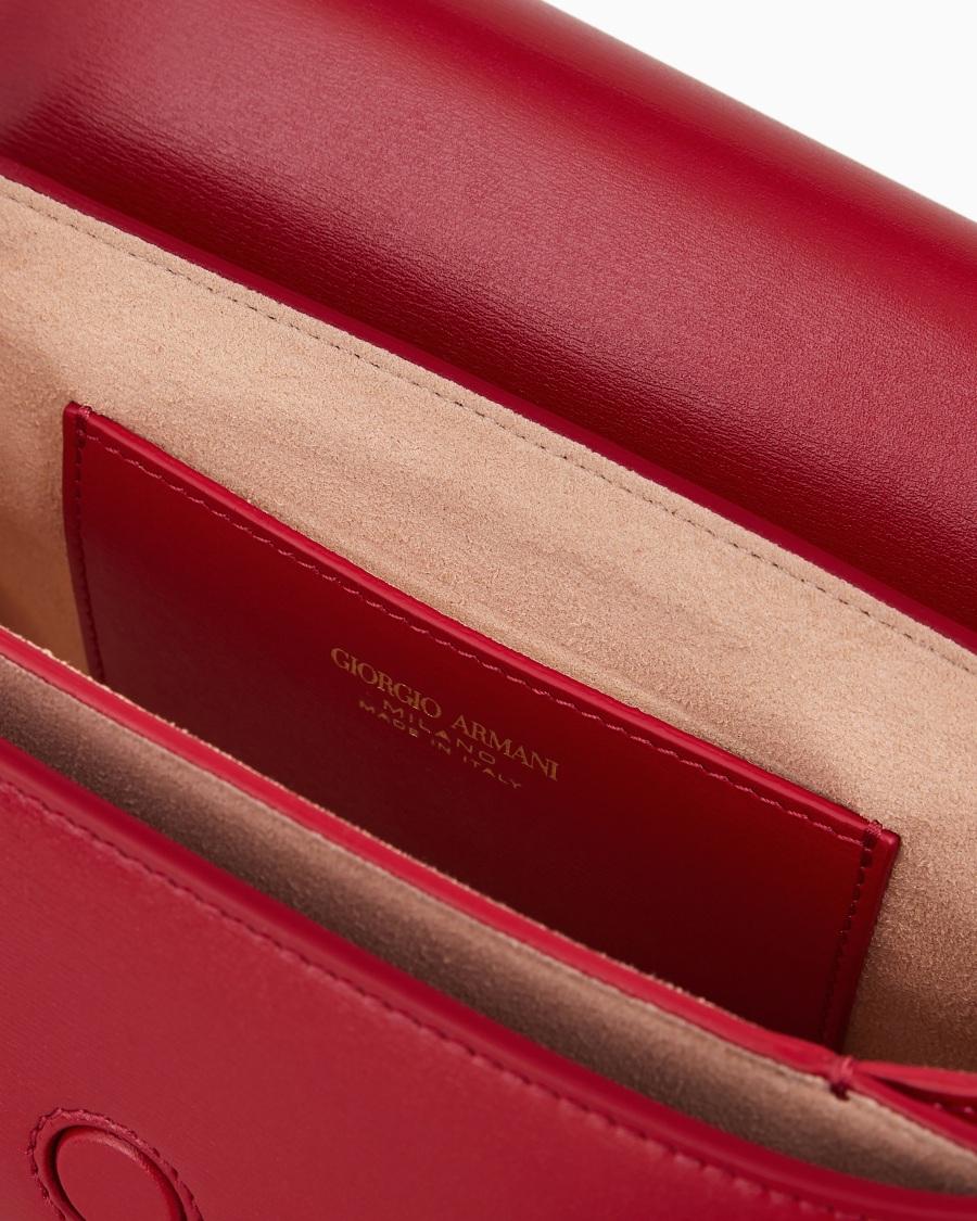 The world of armani BORSA PICCOLA LA PRIMA IN PELLE PALMELLATA CON TRACOLLA Solo un giorno rimasto