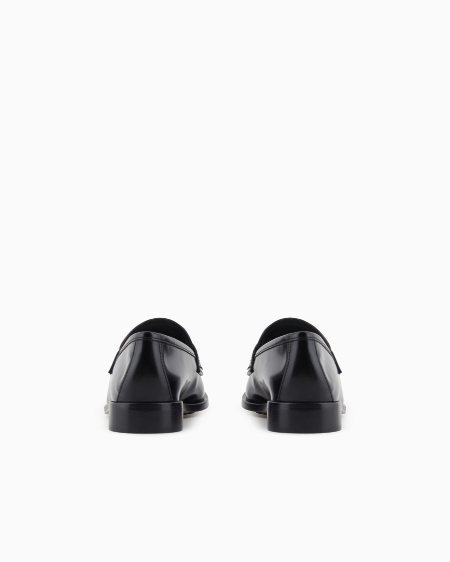 The world of armani MOCASSINI IN PELLE SPAZZOLATA 50% di sconto con spedizione gratuita