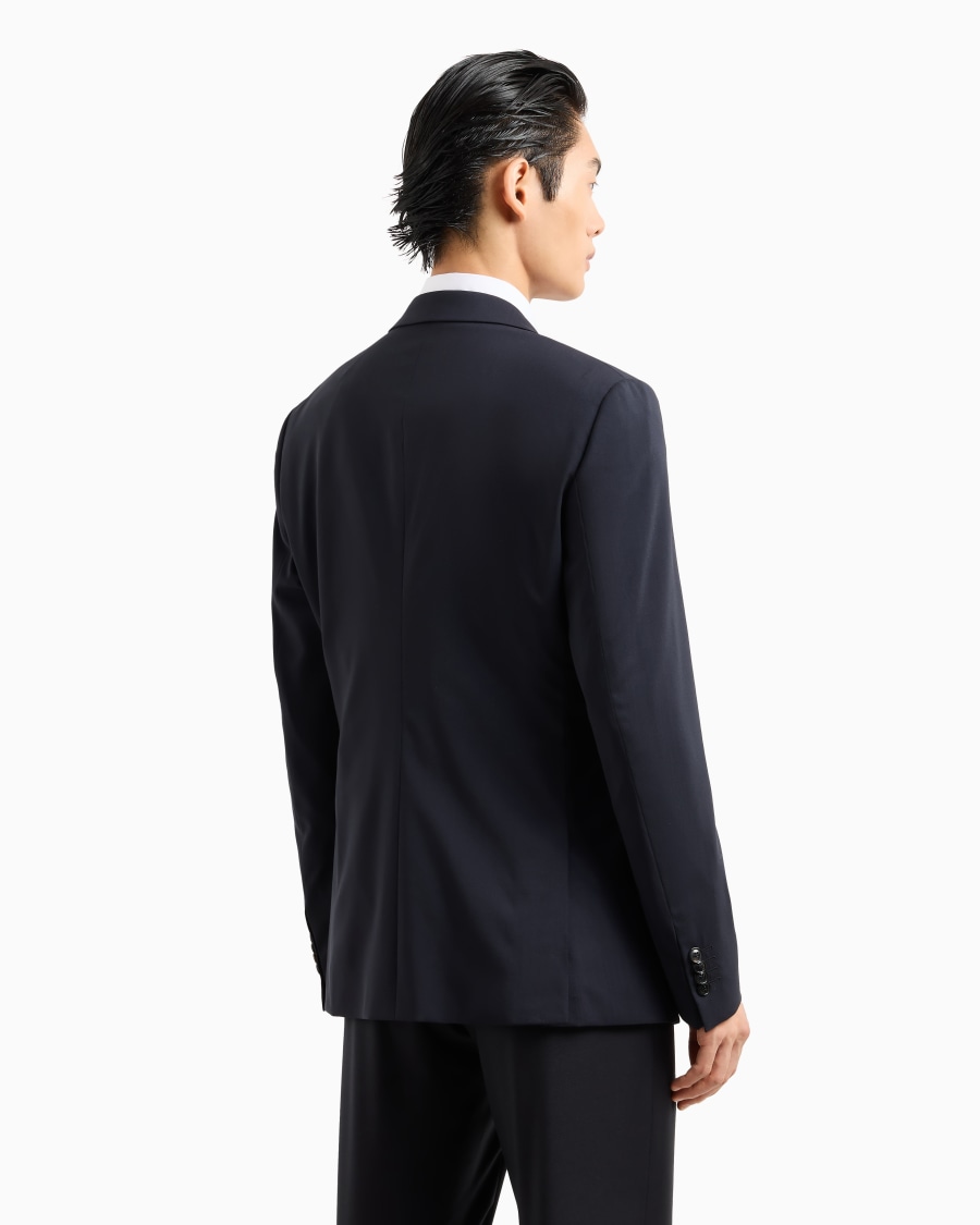 The world of armani GIACCA MONOPETTO SOHO IN LANA VERGINE Promozione Limitata