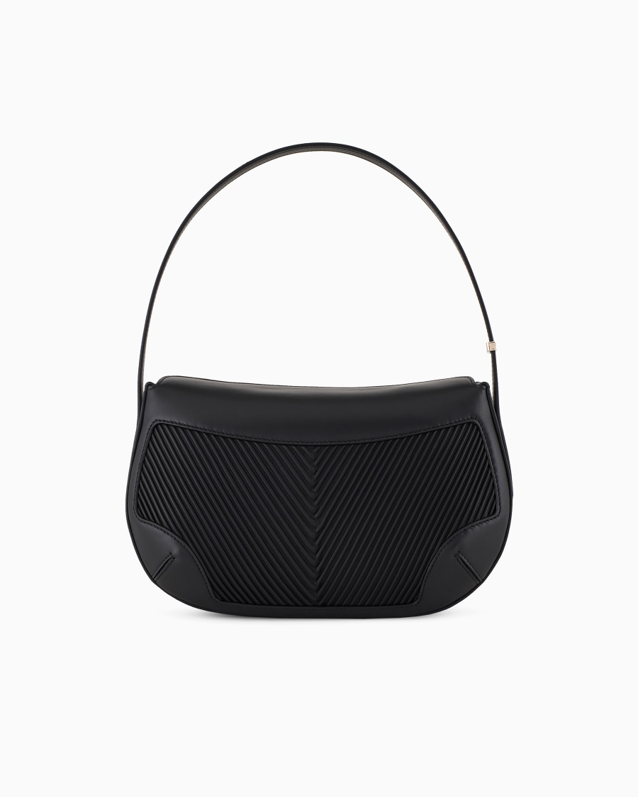 The world of armani BORSA A MANO LA PRIMA IN NAPPA PLISSÉ Vendita Economica