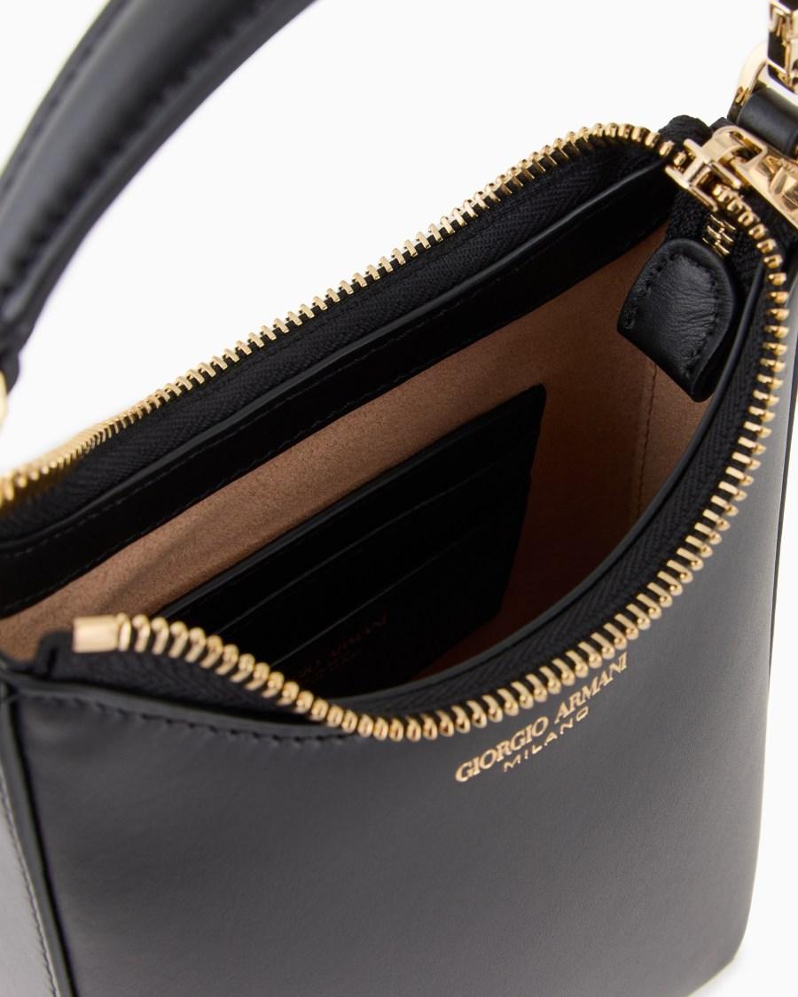 The world of armani HOBO BAG PICCOLA LA PRIMA IN PELLE Nuova