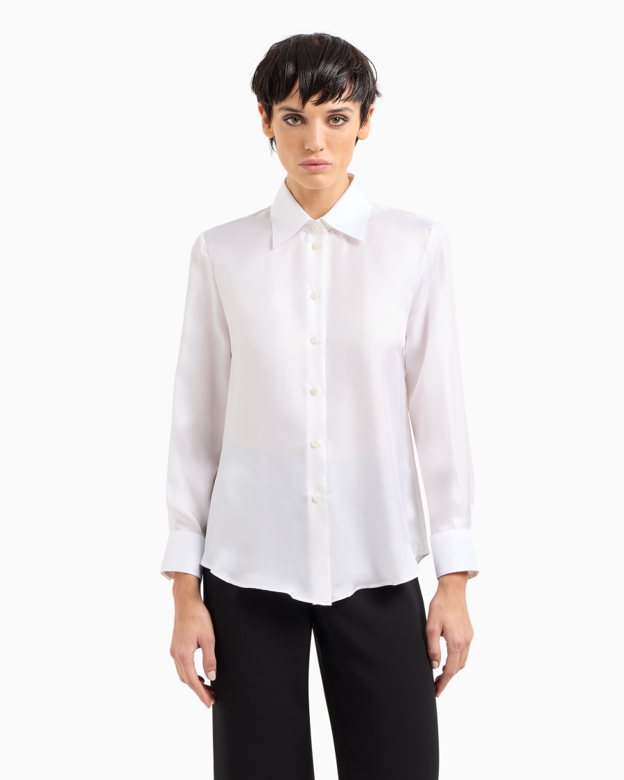 The world of armani CAMICIA IN SETA ORGANICA Spedizione gratuita