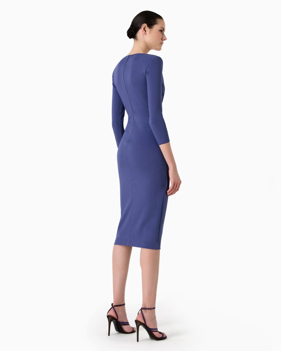 The world of armani ABITO LONGUETTE IN MISTO VISCOSA PUNTO MILANO Negozio online di fabbrica