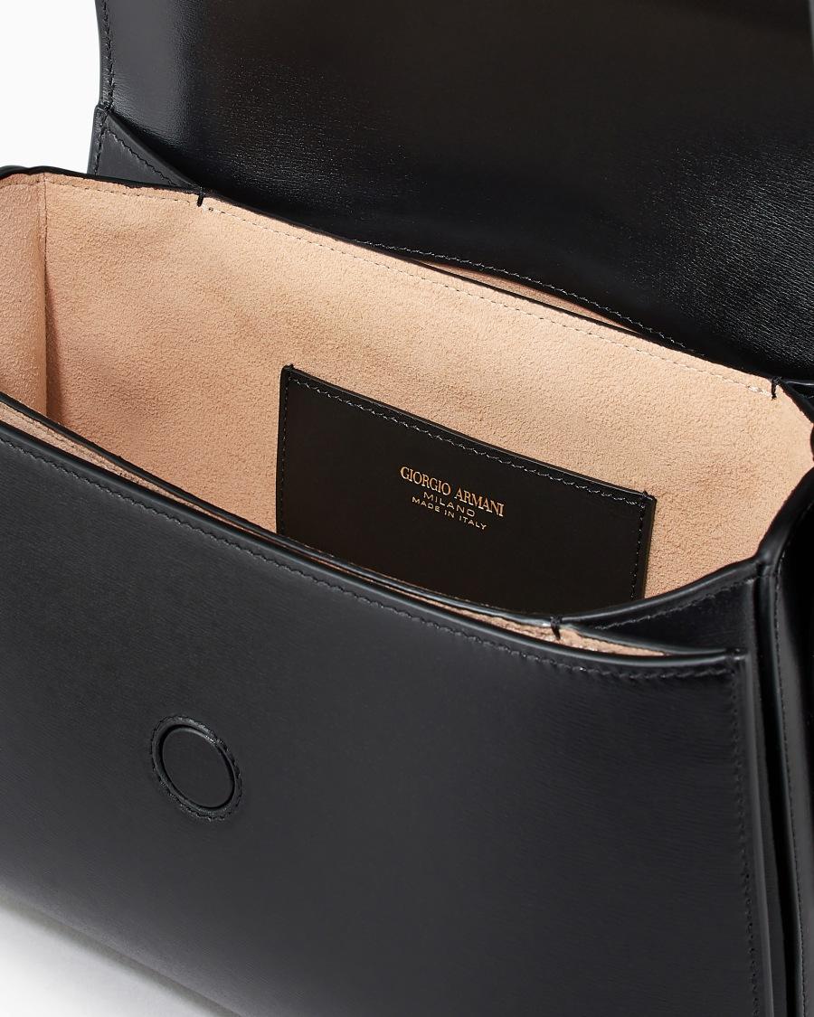 The world of armani BORSA MEDIA LA PRIMA IN PELLE PALMELLATA Cyber Monday