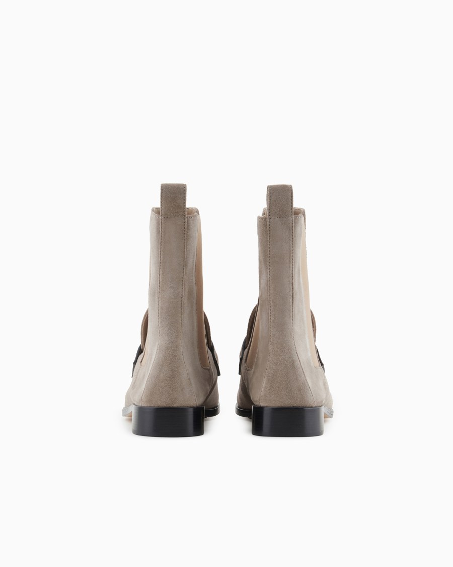 The world of armani STIVALETTI IN SUEDE Offerta Pasqua