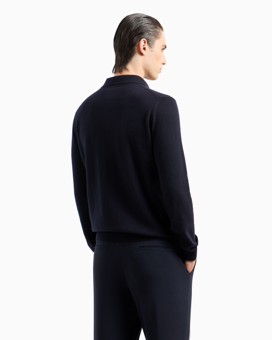 The world of armani POLO A MANICHE LUNGHE IN CASHMERE Offerte stagionali