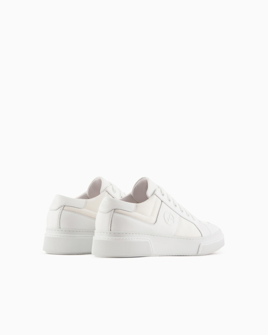 The world of armani SNEAKERS IN PELLE E TESSUTO Liquidazione