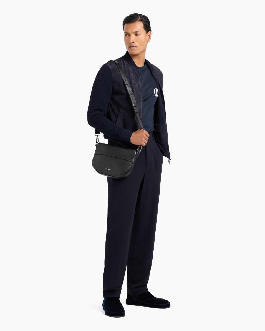 The world of armani T-SHIRT GIROCOLLO IN INTERLOCK DI COTONE Comprane uno, ottenene uno gratis