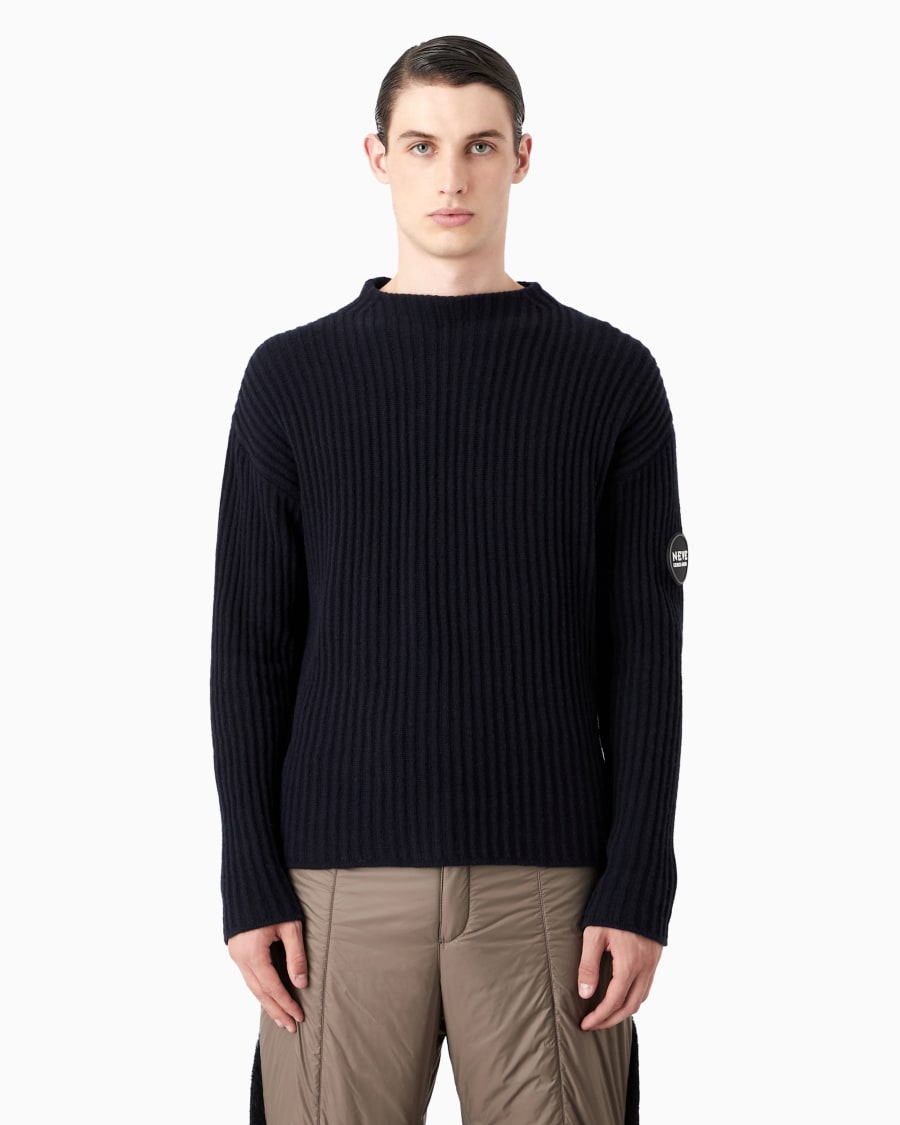 The world of armani GIORGIO ARMANI NEVE MAGLIA IN LANA E CASHMERE Ultimi due giorni