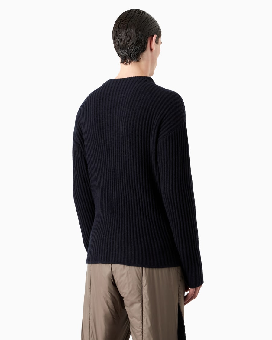 The world of armani GIORGIO ARMANI NEVE MAGLIA IN LANA E CASHMERE Ultimi due giorni