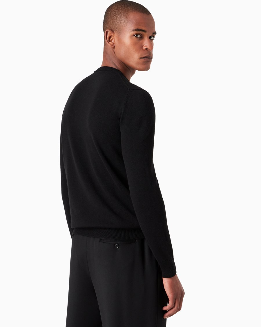 The world of armani MAGLIA GIROCOLLO IN CASHMERE Ultimo giorno