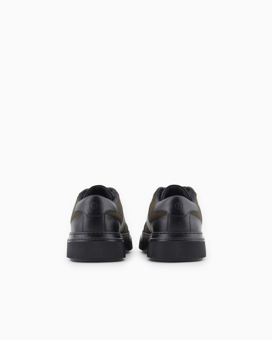 The world of armani SNEAKERS IN PELLE E TESSUTO Promozione temporanea
