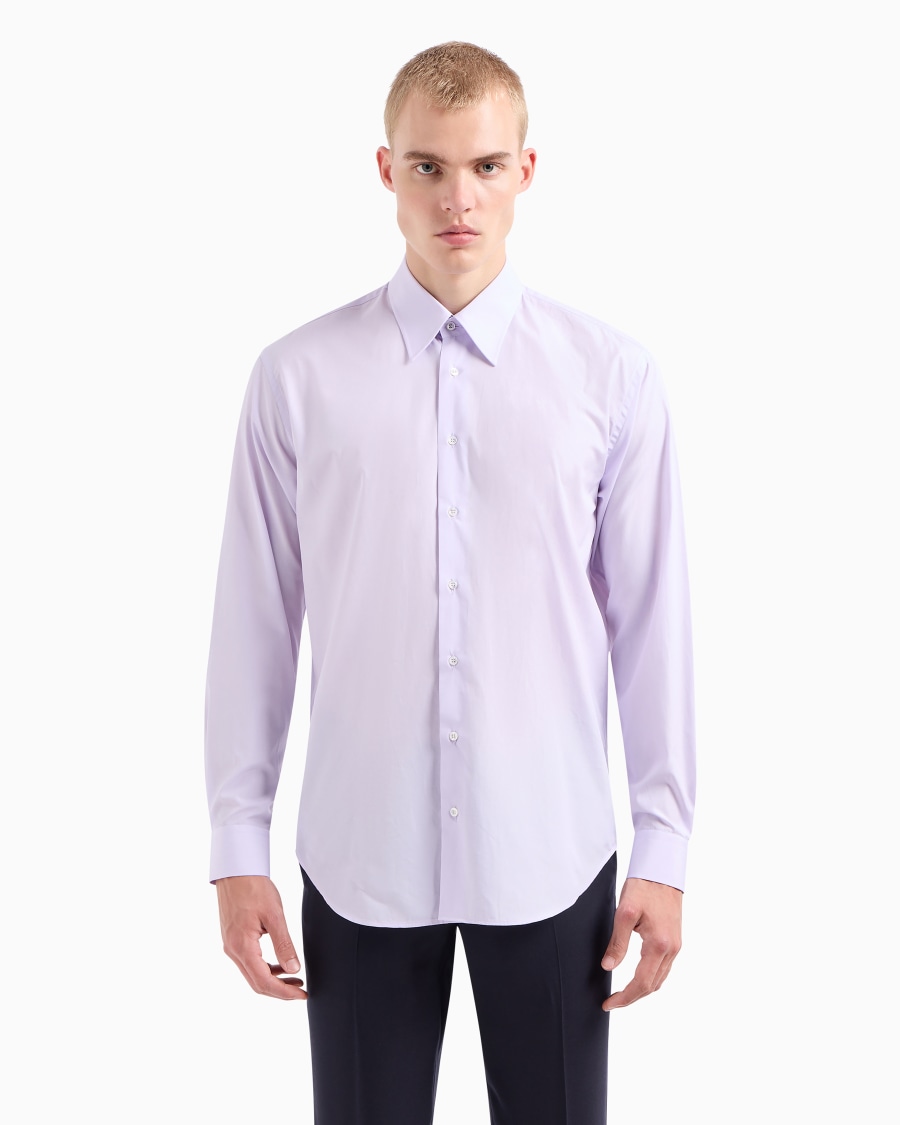 The world of armani CAMICIA REGULAR FIT IN COTONE Fino al 65% di sconto