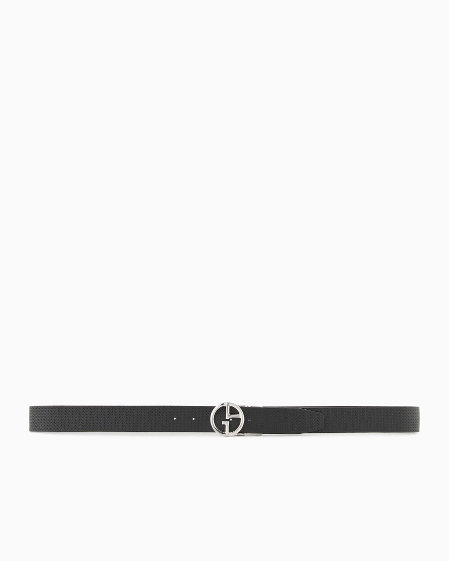 The world of armani CINTURA CON LOGO IN PELLE STAMPATA Offerta speciale della fabbrica