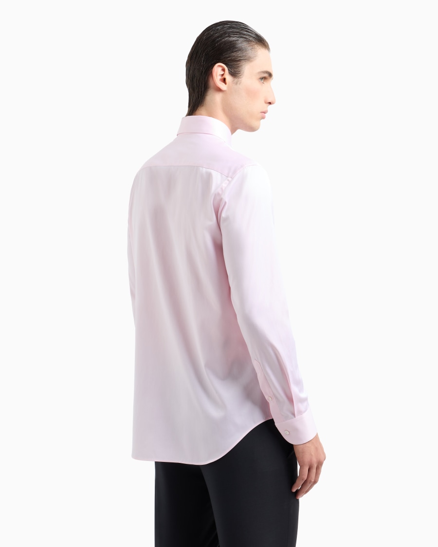 The world of armani CAMICIA IN TWILL DI COTONE Super sconto