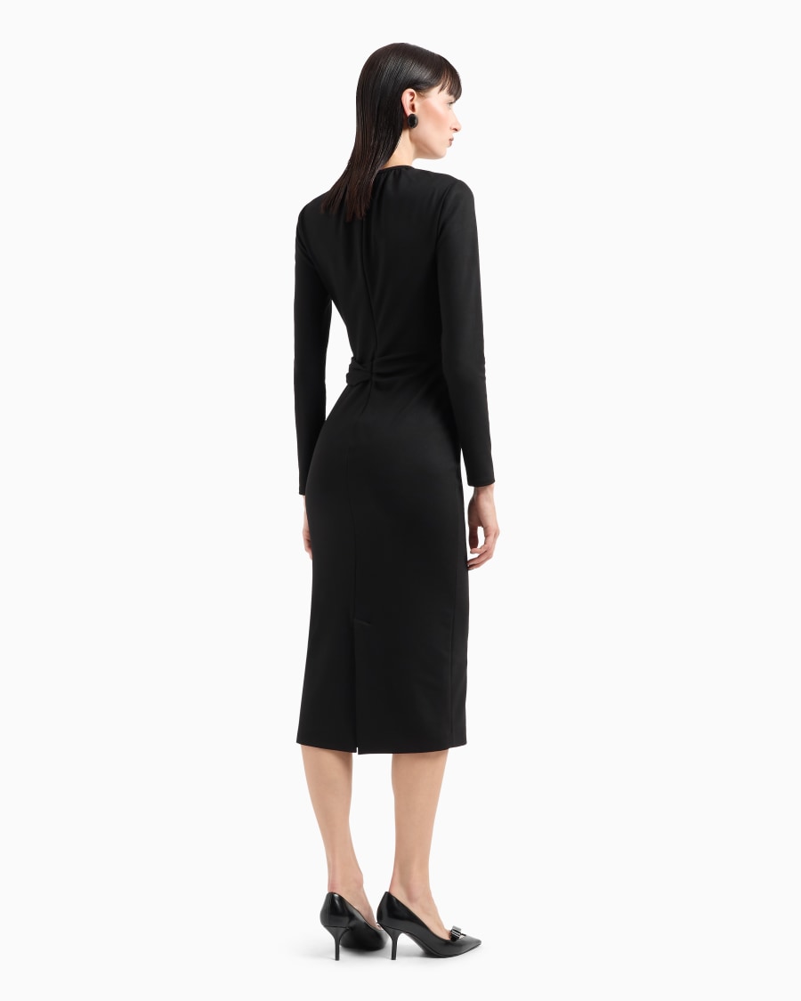 The world of armani VESTITO LONGUETTE IN MISTO VISCOSA ASV Pezzi Unici