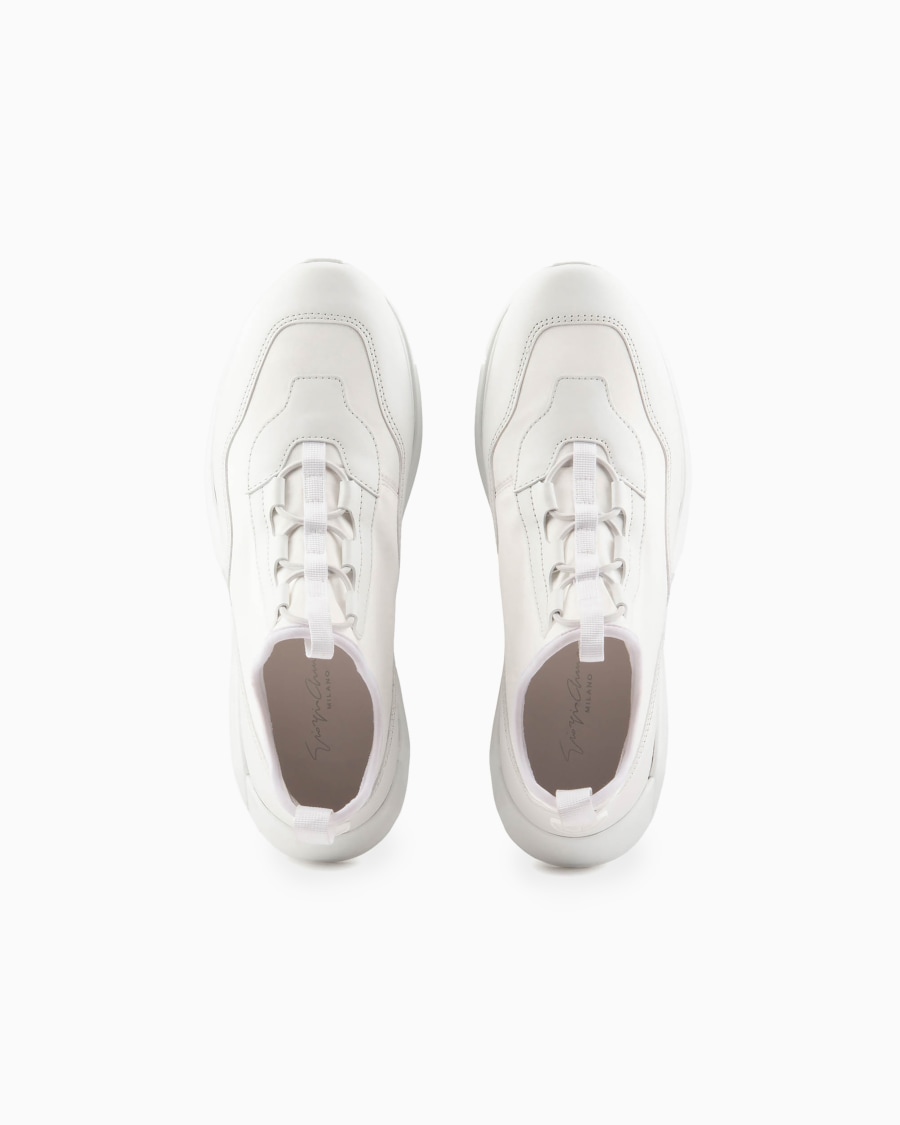 The world of armani SNEAKERS IN TESSUTO TECNICO E PELLE Negozi Online