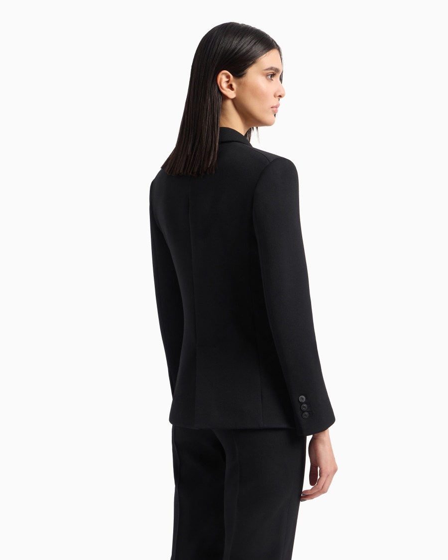 The world of armani GIACCA DOPPIOPETTO IN LANA DOUBLE STRETCH Sottocosto