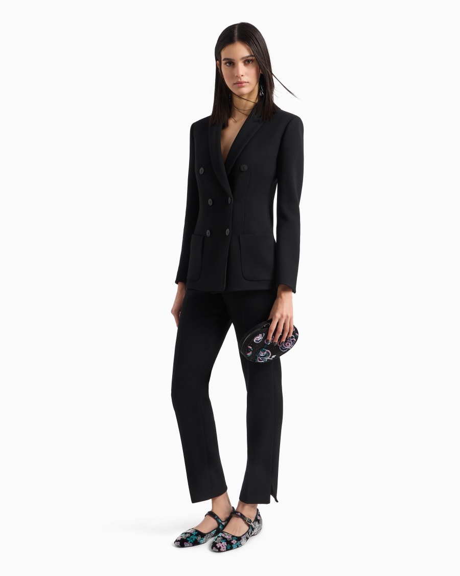 The world of armani GIACCA DOPPIOPETTO IN LANA DOUBLE STRETCH Sottocosto