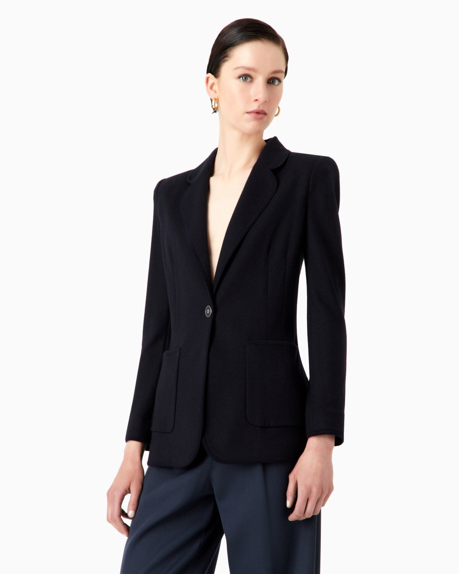 The world of armani GIACCA IN JERSEY DI PURO CASHMERE Convenienza