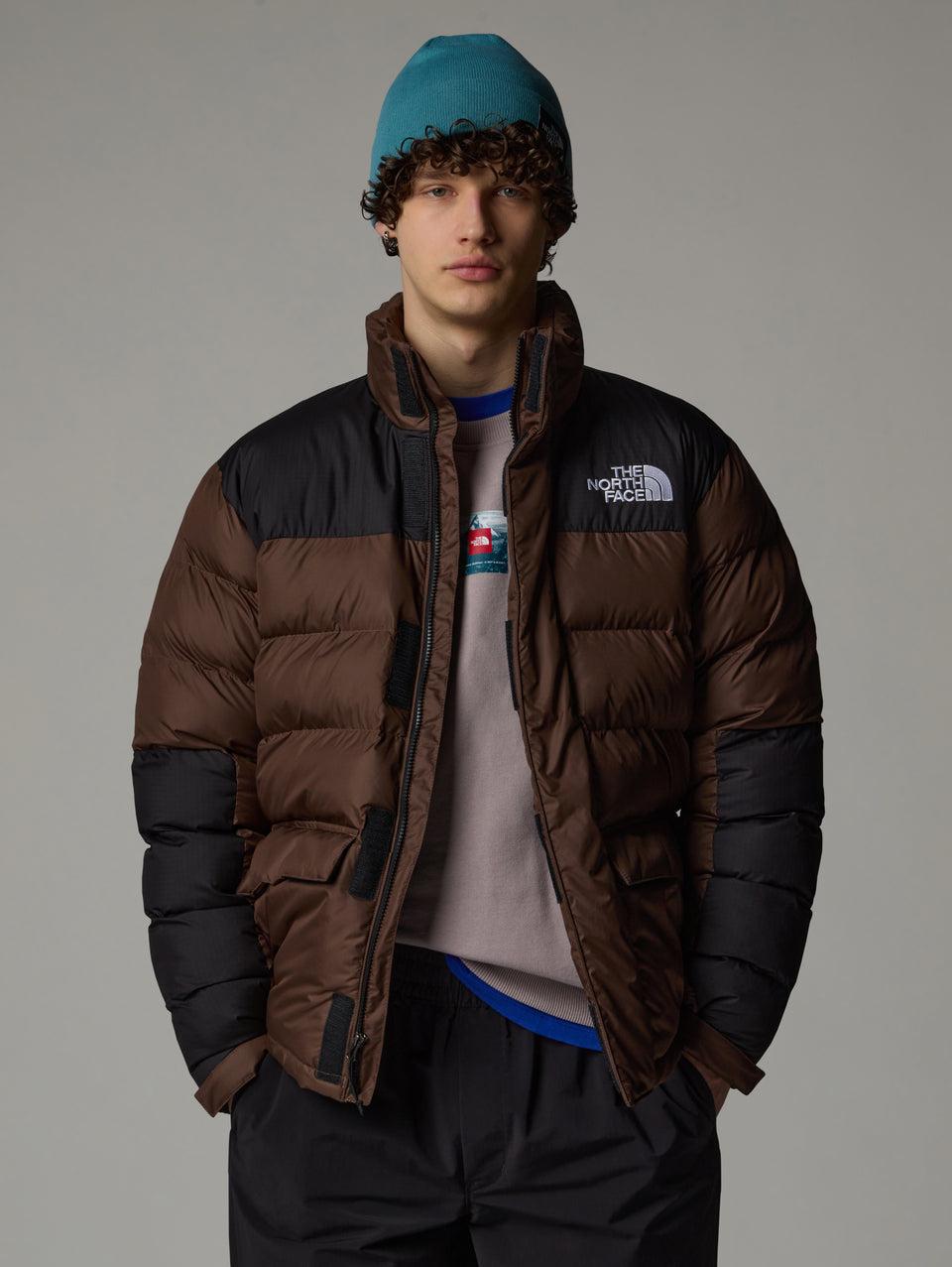 THE NORTH FACE Giaccone Color Block Imbottito Limbara Marrone Qualità Garantita
