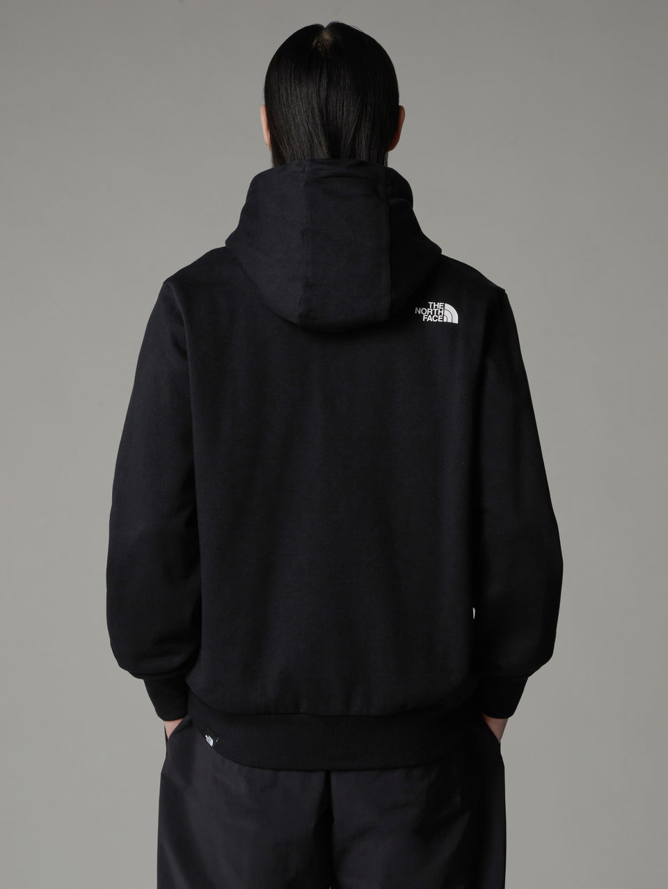 THE NORTH FACE Felpa con Cappuccio e Cerniera Nero Prezzo Ridotto