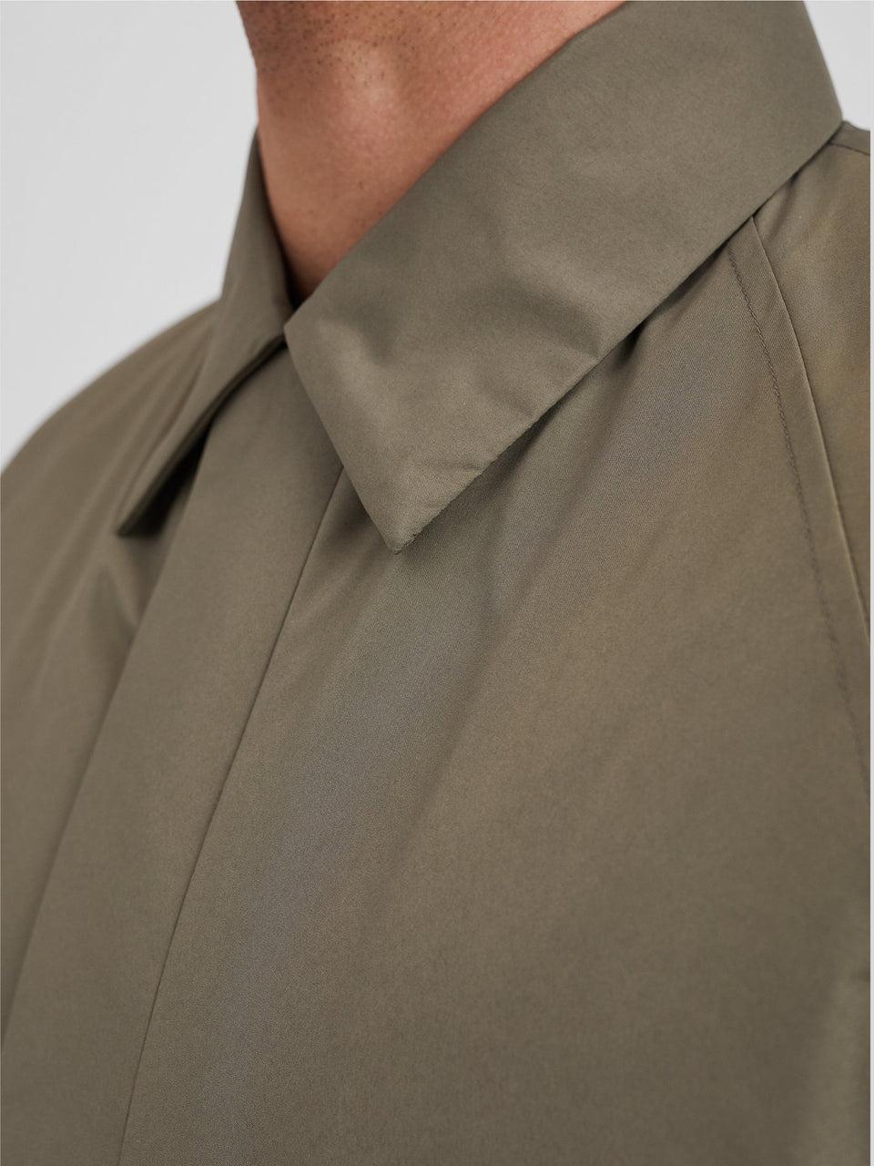 NORSE PROJECTS Cappotto Impermeabile in Membrana Verde Outlet