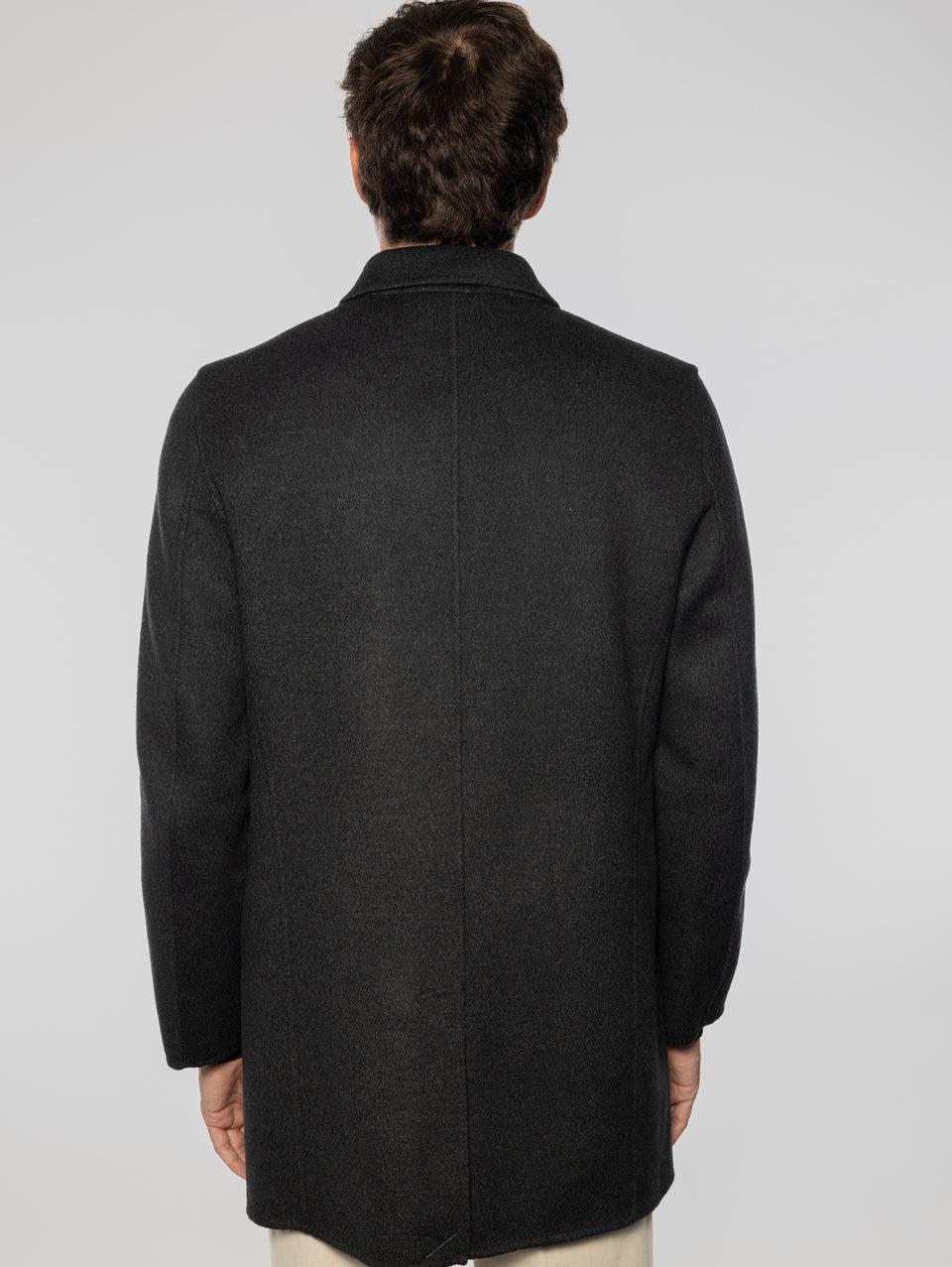 PALTò Cappotto Monopetto in Double Alfredo Grigio Hotsell