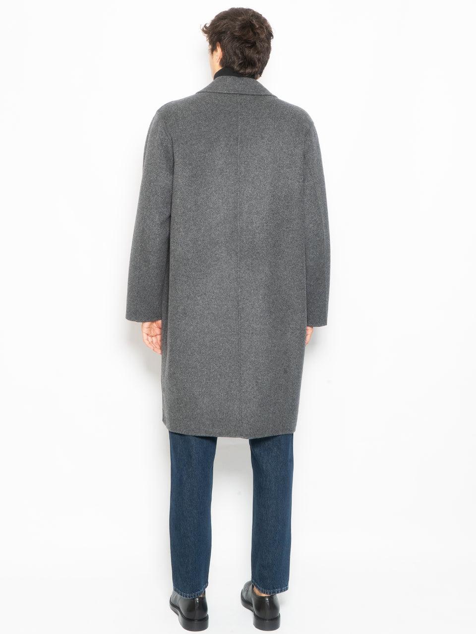 AMARANTO Cappotto Over Fit Monopetto Sfoderato Piombo Negozio