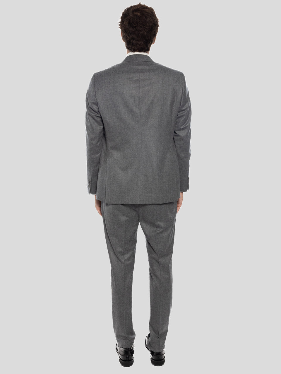 SARTORIA LATORRE Completo in Lana Grigio Melange In Linea