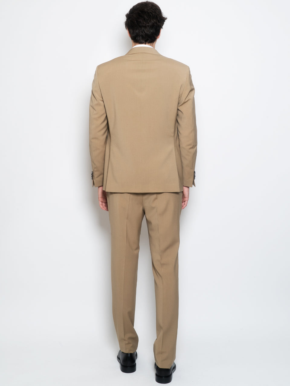PAOLONI Completo in Fresco Lana Archivio Beige Affare Del Giorno