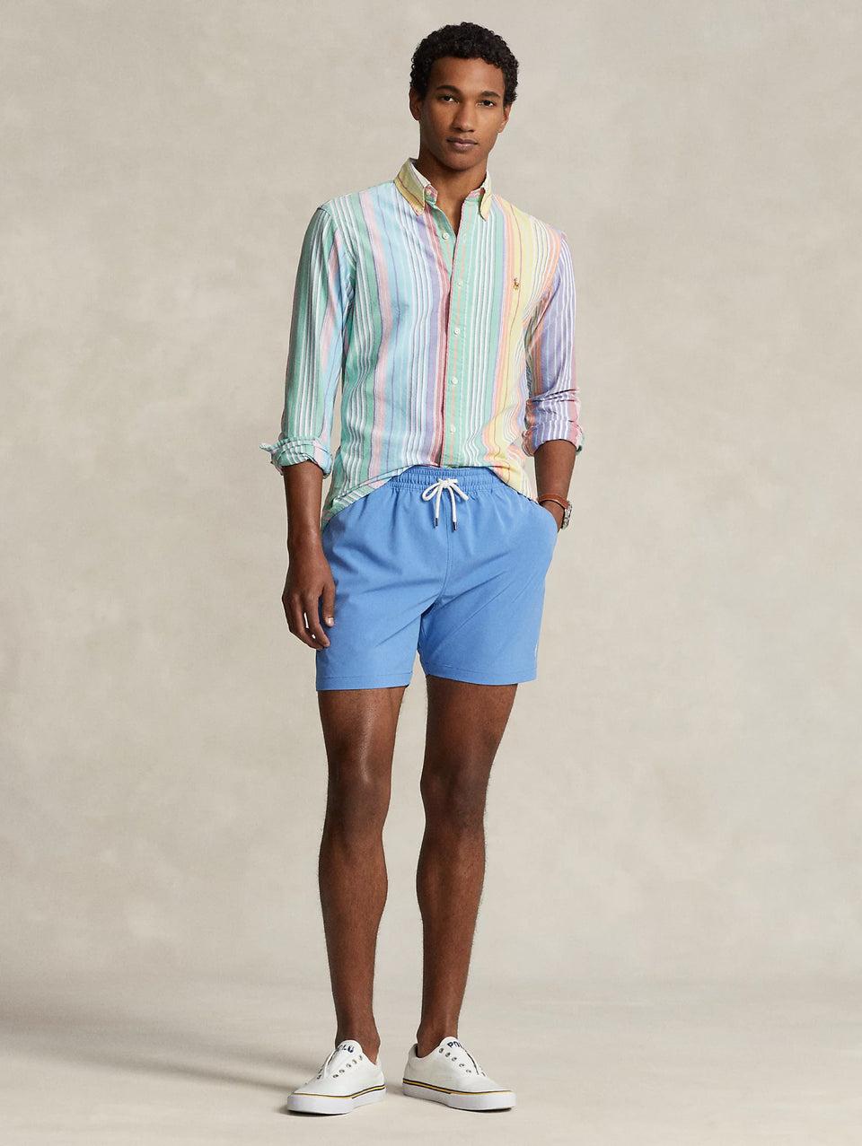 RALPH LAUREN Boxer da Mare Stretch Blu Italy