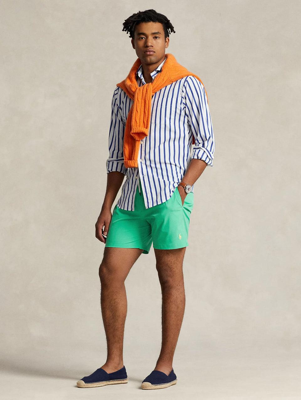 RALPH LAUREN Boxer da Mare Stretch Verde Menta Italia