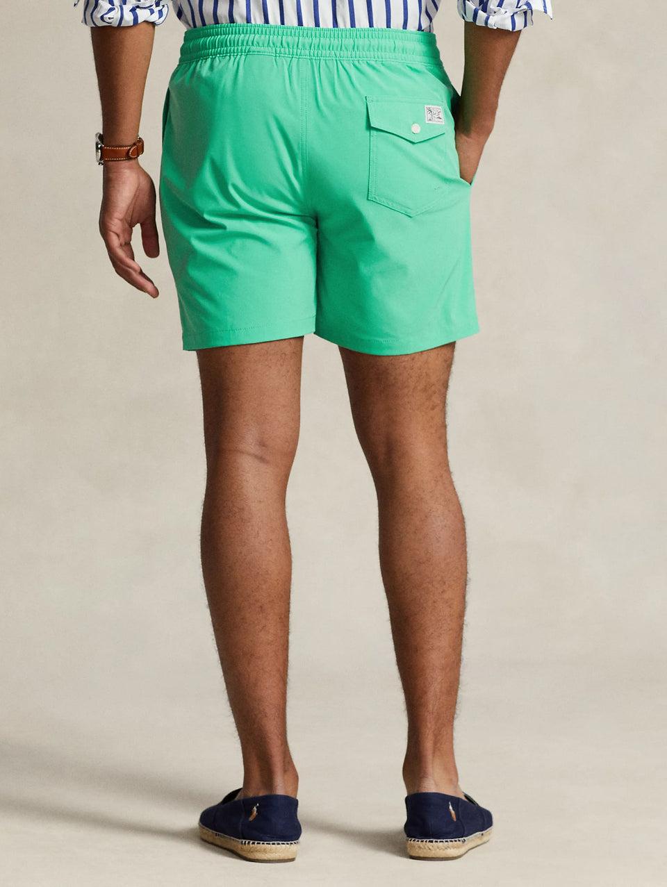 RALPH LAUREN Boxer da Mare Stretch Verde Menta Italia