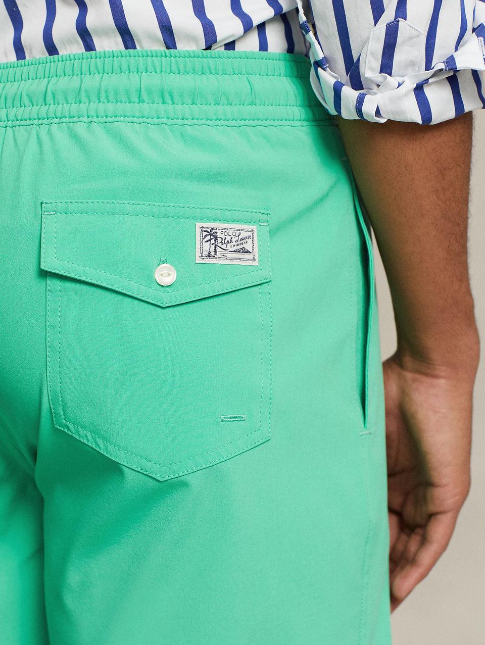 RALPH LAUREN Boxer da Mare Stretch Verde Menta Italia