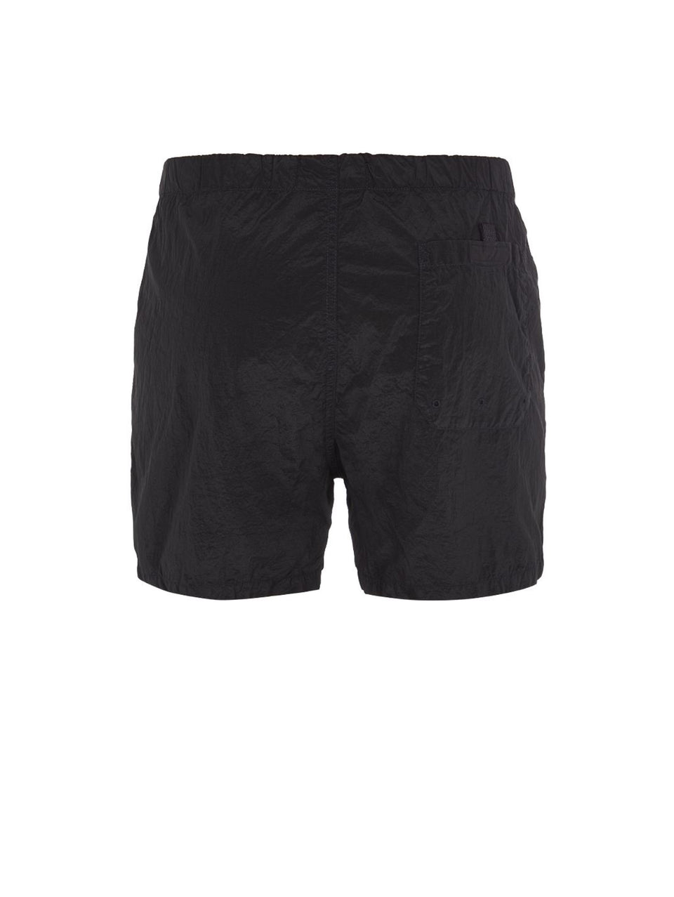 STONE ISLAND Costume da Bagno in Nylon Metal Tinto Nero Qualità