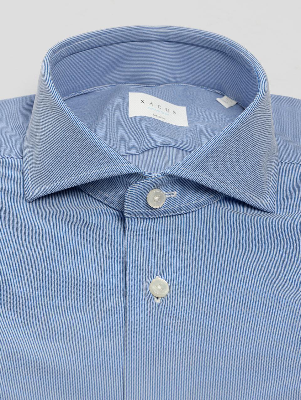 XACUS Camicia in Jersey Active Shirt Stampa Millerighe Blu Fino Al -60%