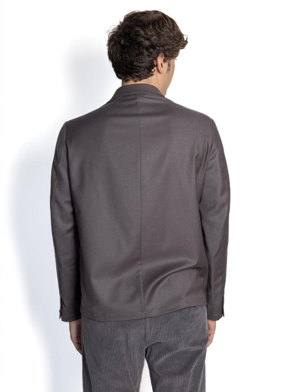 BARENA VENEZIA Overshirt in Flanella Malva Outlet