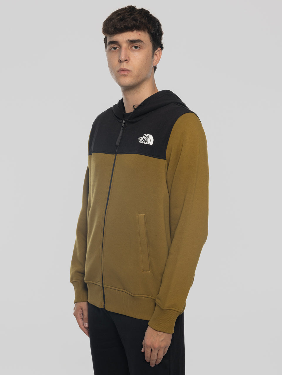 THE NORTH FACE Felpa con Cappuccio e Cerniera Verde Hotsell